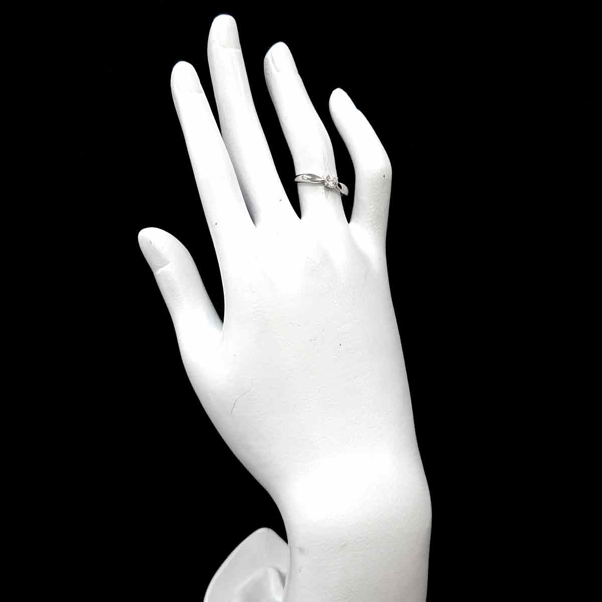 Harmony Diamond 0.30ct H/VS2/3EX Ring Pt Size5.75-6(US)