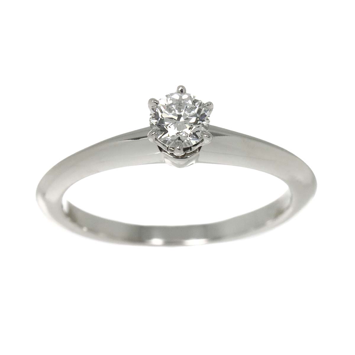 Diamond 0.26ct Ring Pt 4.75-5(US)