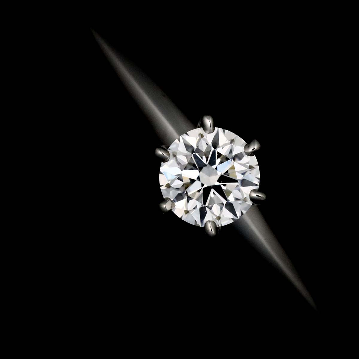 Diamond 0.26ct Ring Pt 4.75-5(US)