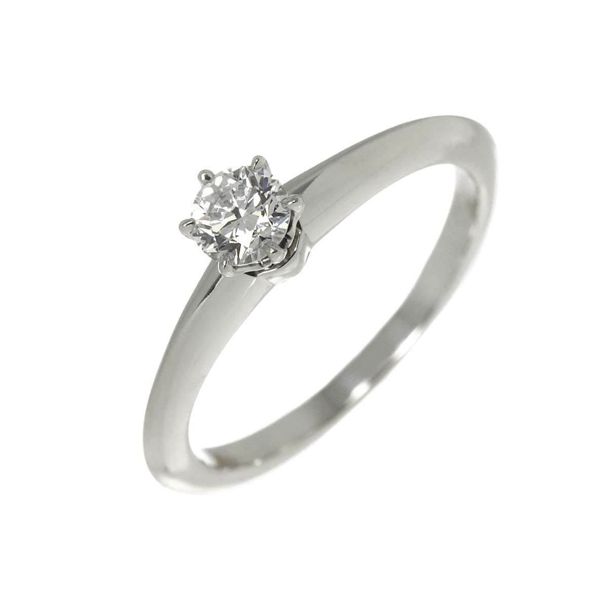Diamond 0.26ct Ring Pt 4.75-5(US)