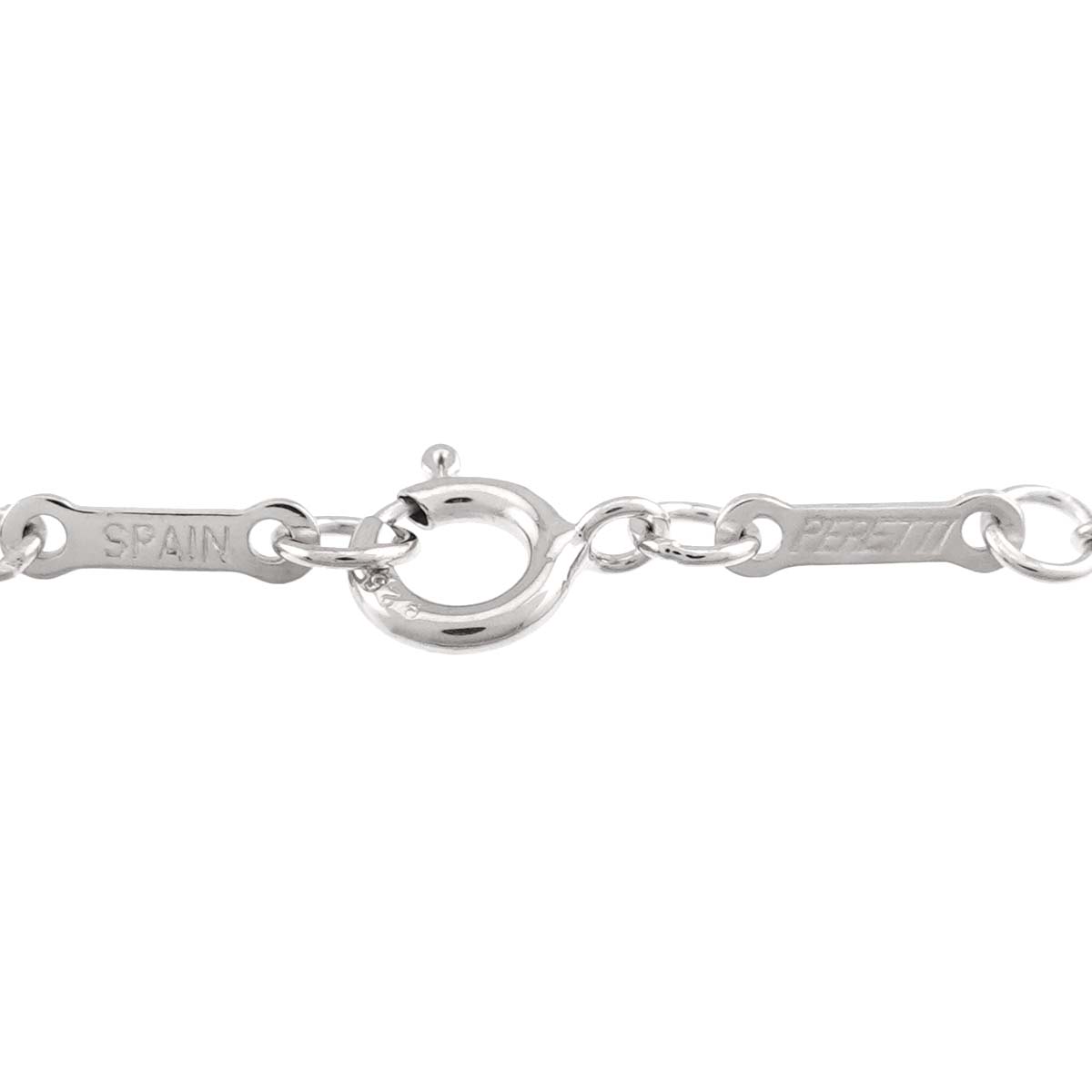 Open Heart Long Necklace Silver 925