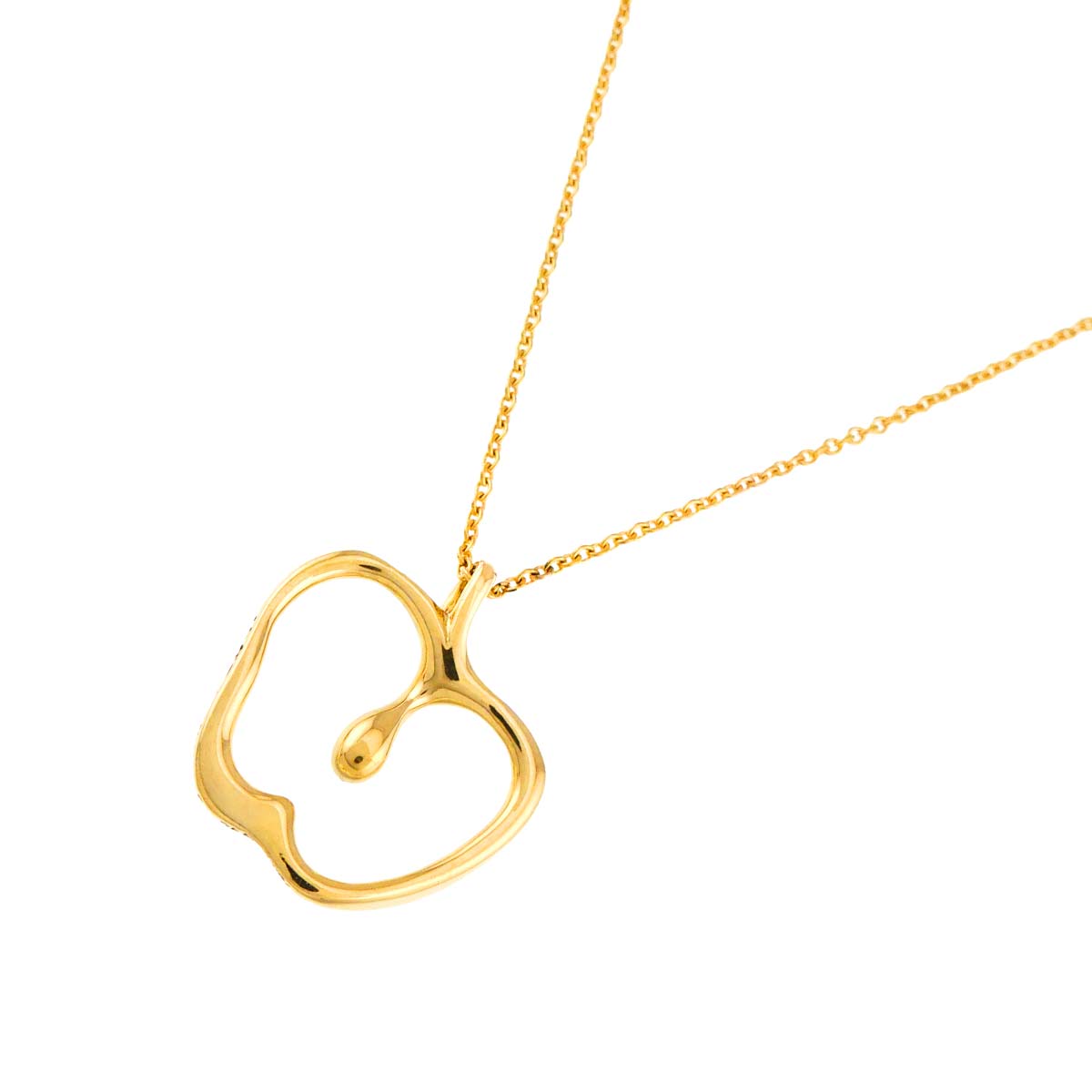 Apple motif Necklace 18K Yellow Gold 750