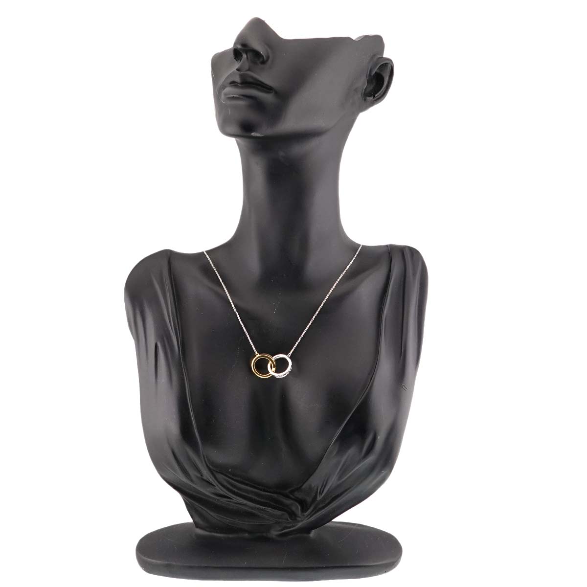 1837 Interlocking Necklace SV Silver 925 18K YG 750