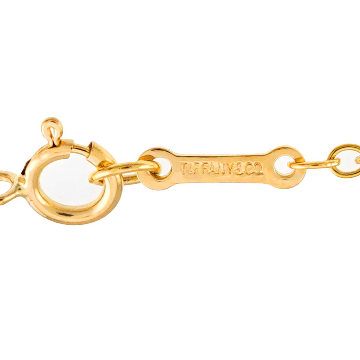 Bean Long Necklace 18K Yellow Gold 750