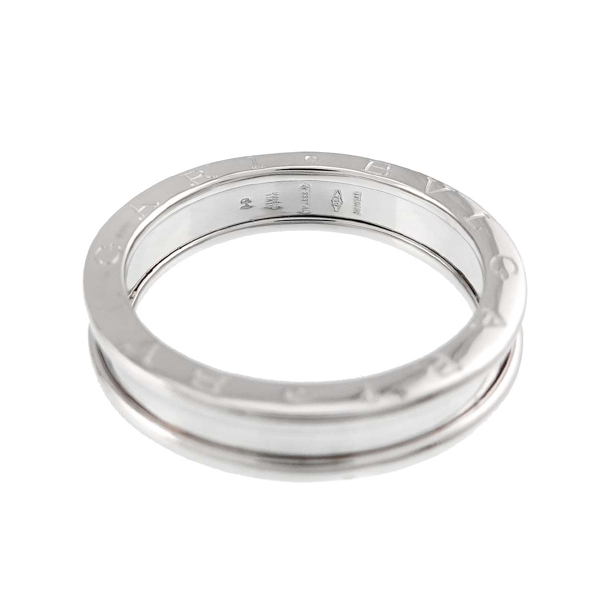 B-ZERO1 1Band Ring 18K White Gold 750 Size61 9-9.5(US)