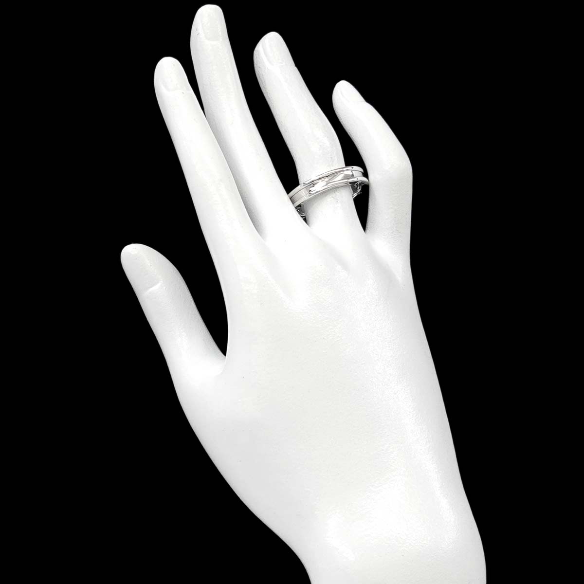 B-ZERO1 1Band Ring 18K White Gold 750 Size61 9-9.5(US)