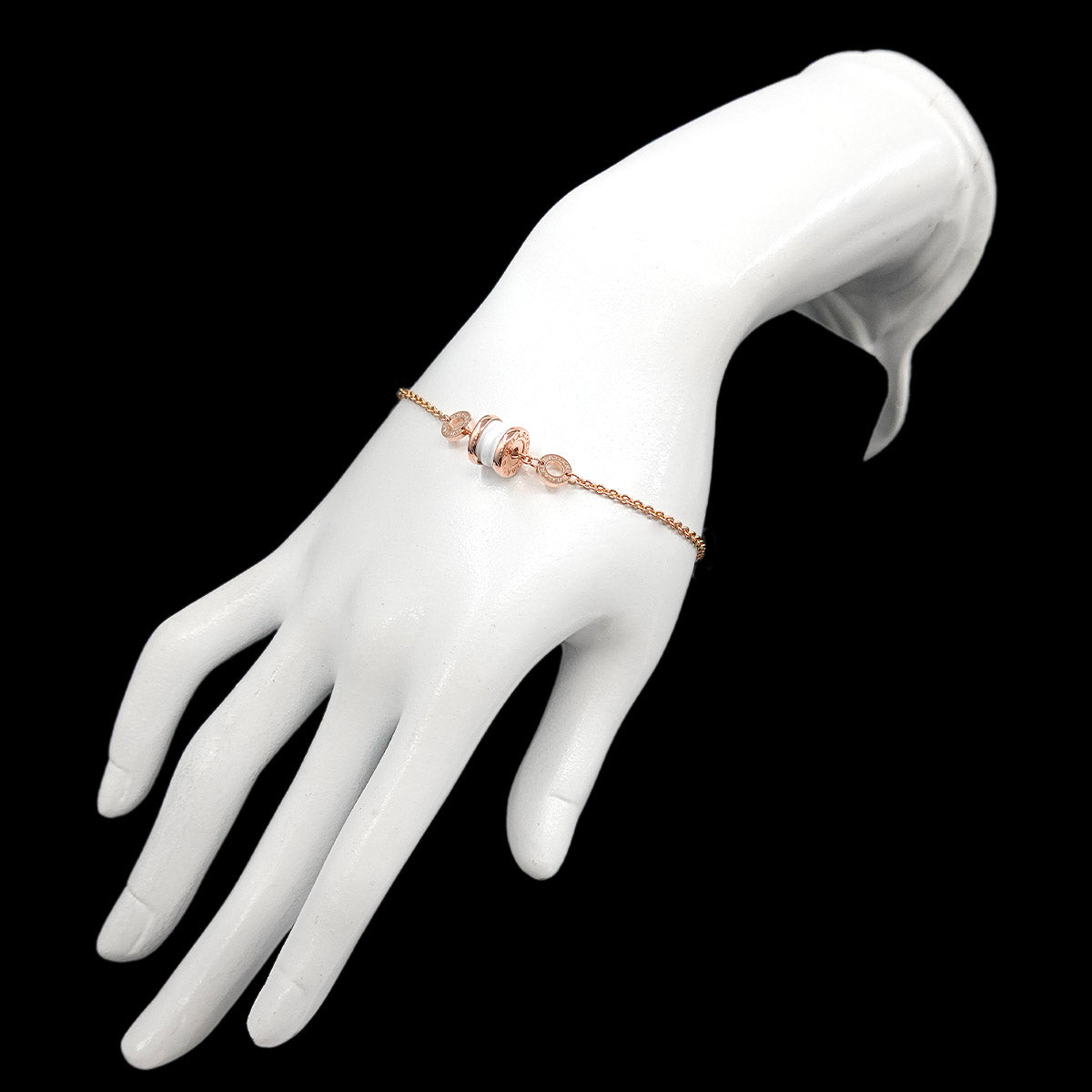 B-ZERO1 Ceramic Bracelet 18K Pink Gold 750