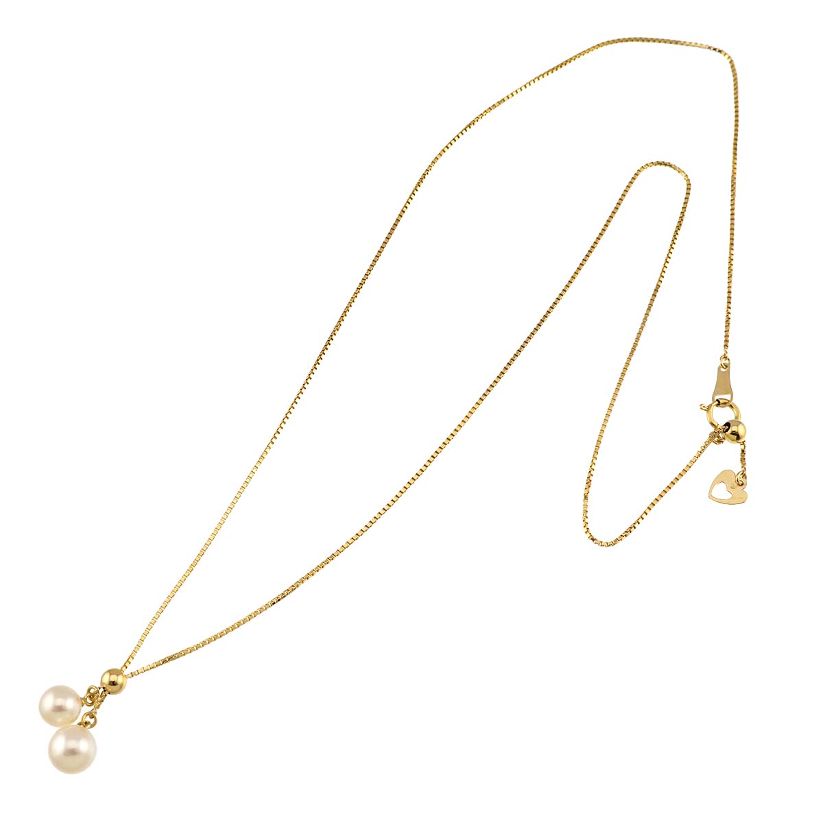 Akoya Pearl 6.9-6.2mm Necklace 18K YG 750
