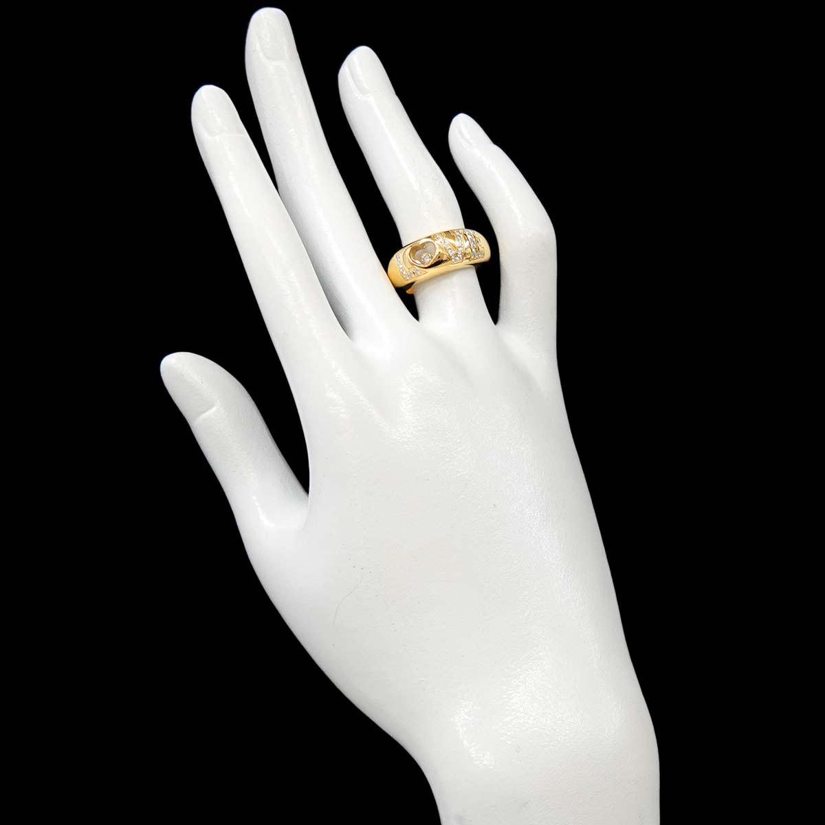Happy Diamond LOVE Ring 18K YG 750 Size5.75-6(US)