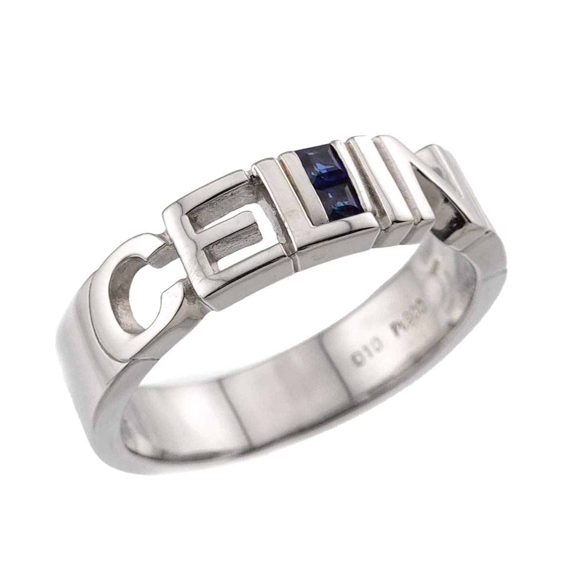 Sapphire 0.10ct Ring Pt Platinum Size6-6.25(US)