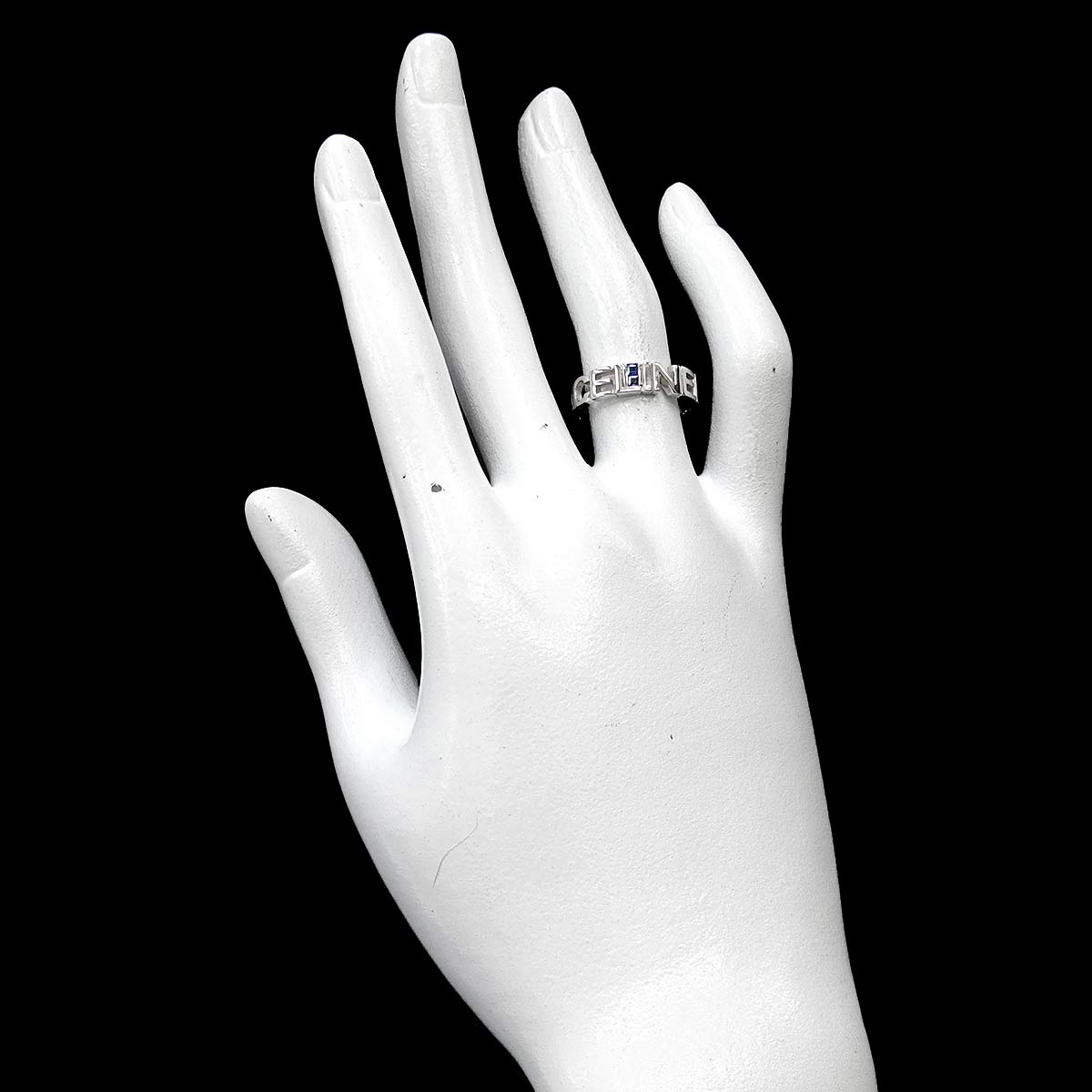 Sapphire 0.10ct Ring Pt Platinum Size6-6.25(US)