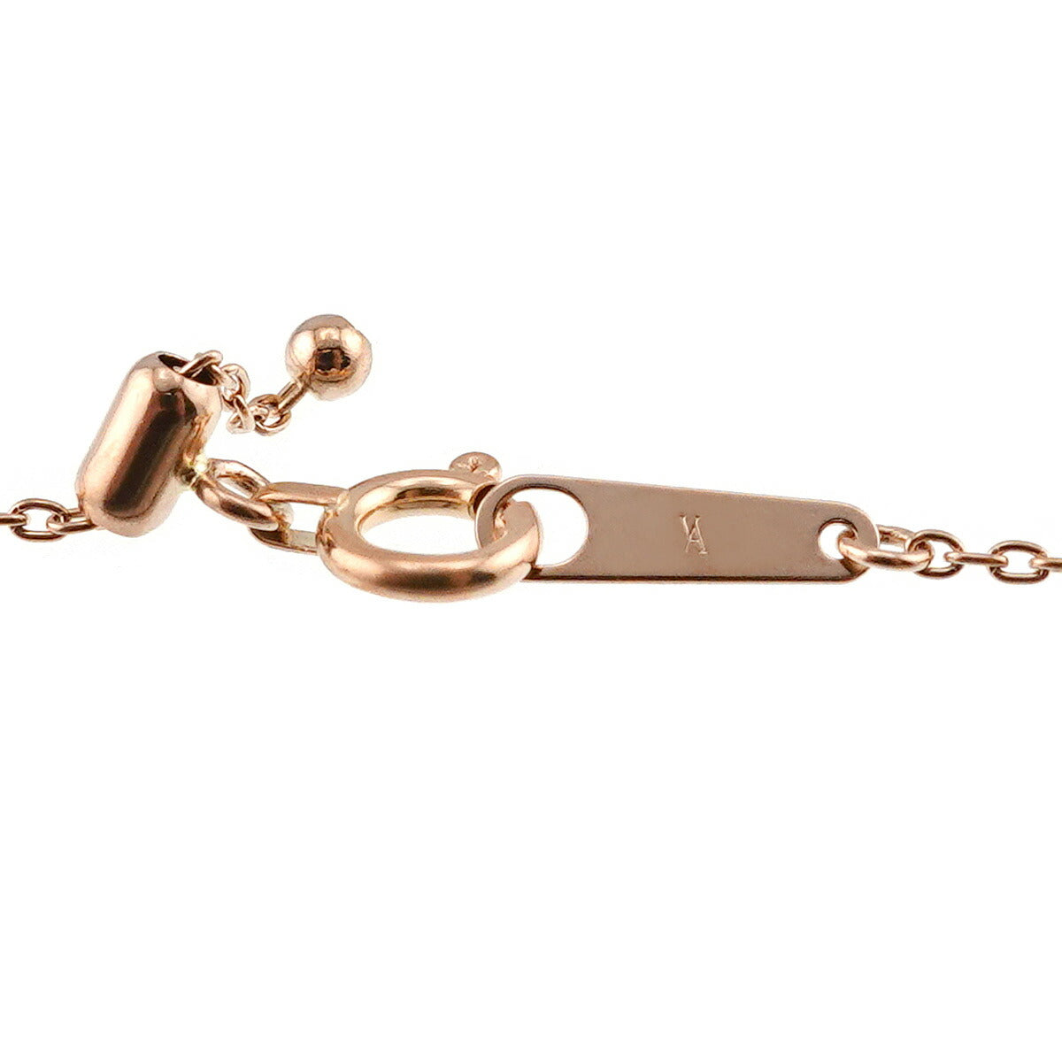 Diamond 0.11ct Necklace 18K PG 750