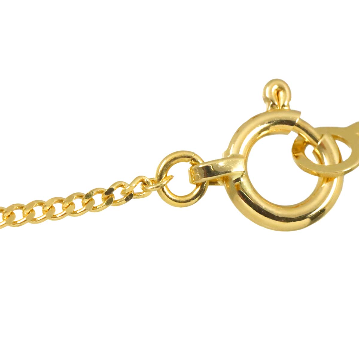 Diamond 0.02ct/0.02ct Necklace 18K YG Yellow Gold 750