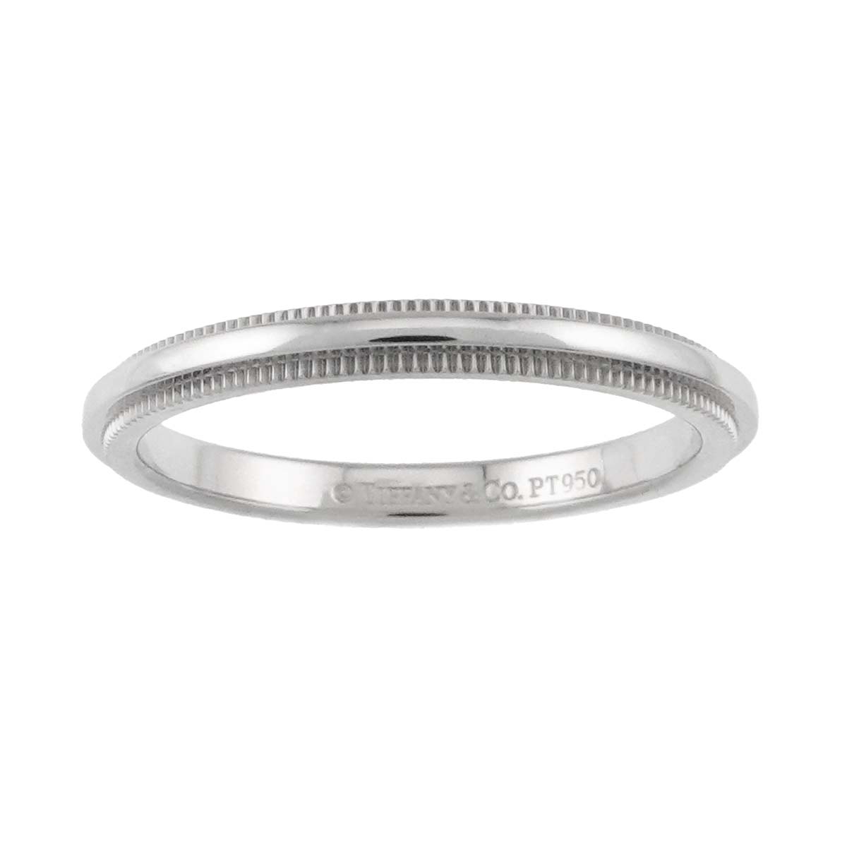 Milgrain Band Ring Pt Platinum Size5.75-6(US)
