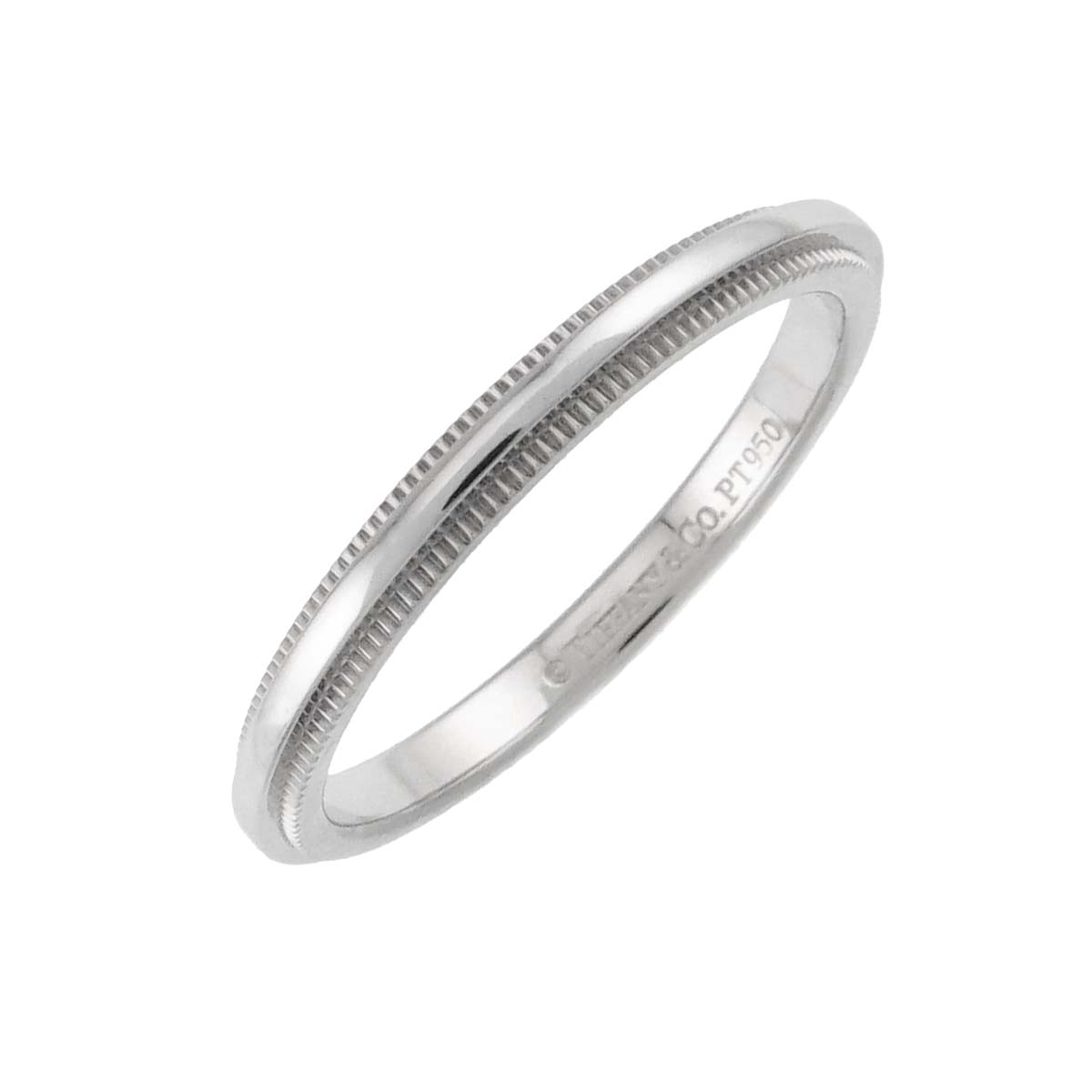 Milgrain Band Ring Pt Platinum Size5.75-6(US)