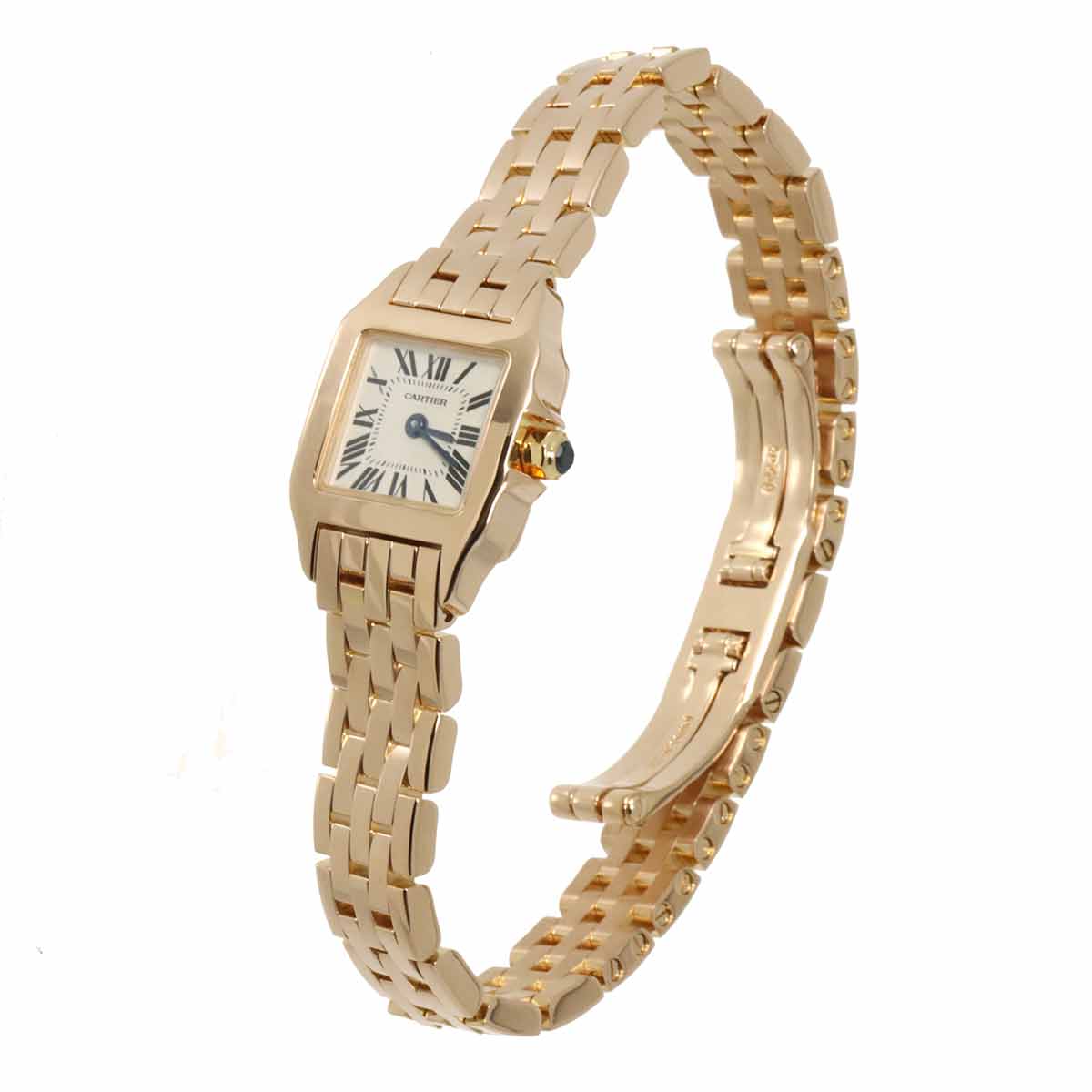 Mini Santos de Moiselle W15077X9 Quartz 750 PG Ladies Watch