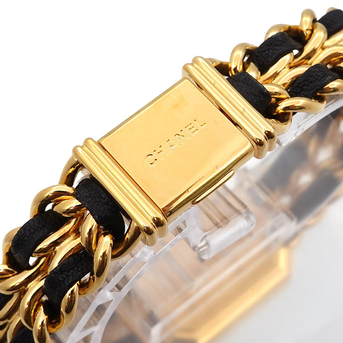 Premiere Size L H0001 Vintage Quartz Black Dial Ladies Watch