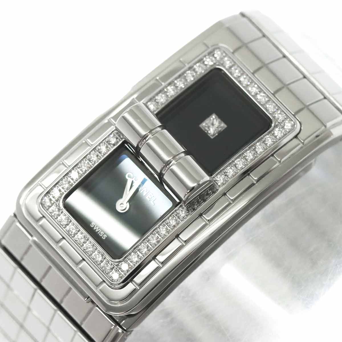 Code CoCo Diamond H5144 Quartz Black Dial Ladies Watch