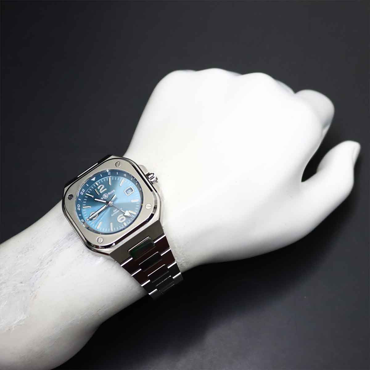 BR05 BR05G-PB-ST/SST GMT Automatic Date Blue Dial