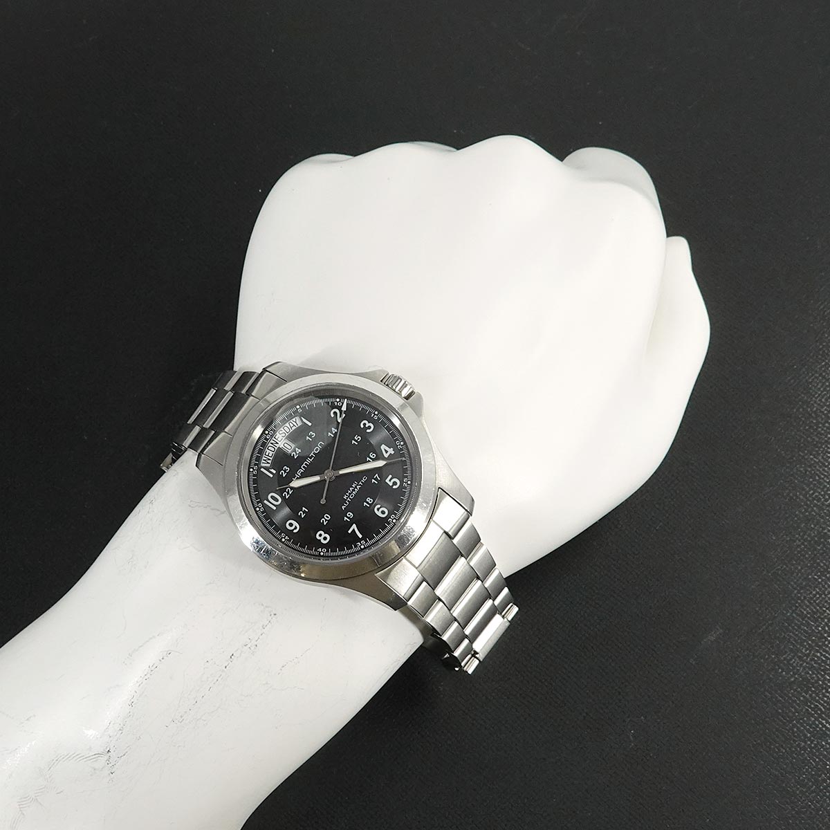 Khaki King H644550 Automatic Black Dial Mens Watch