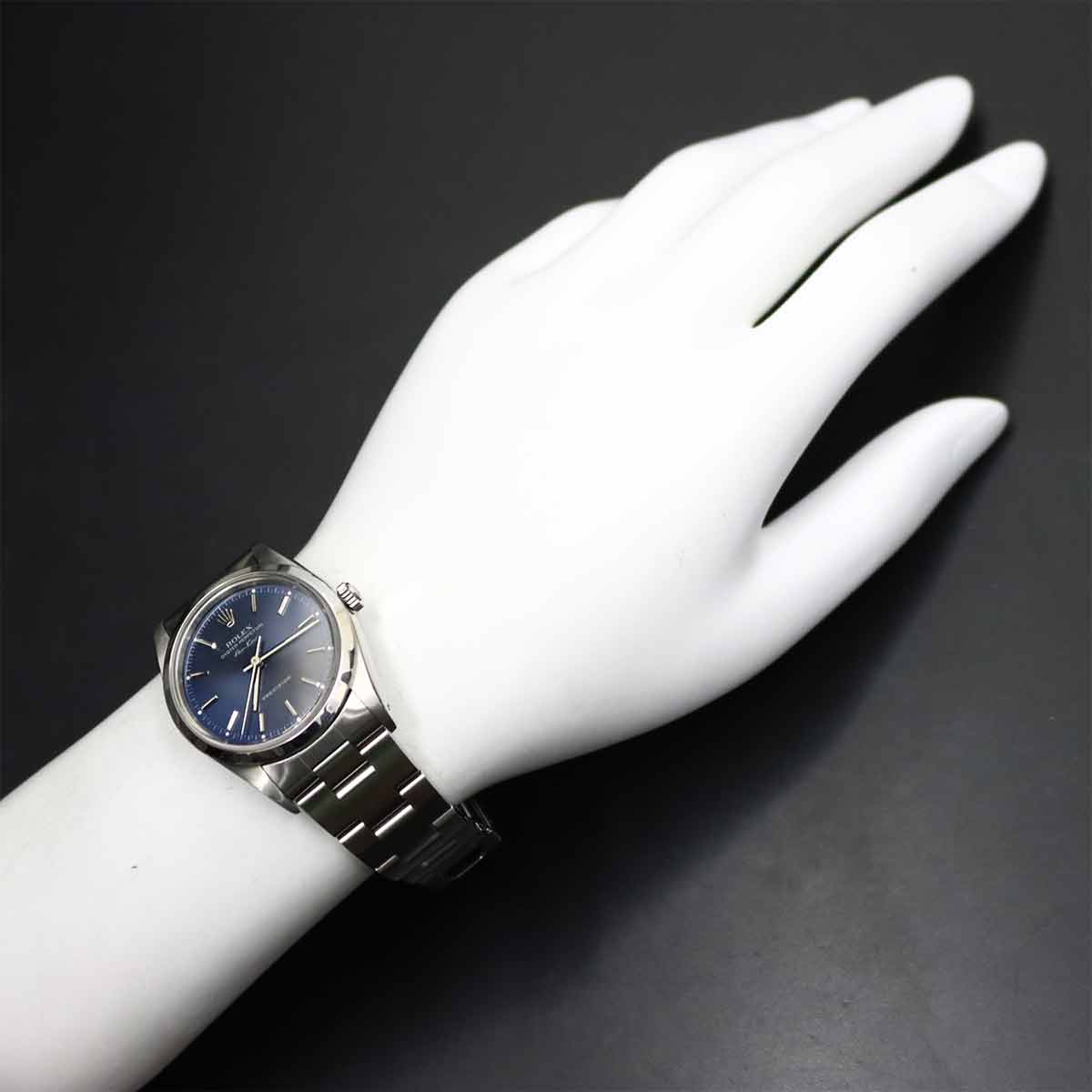 Air King 14000 Serial X Automatic Blue Dial Mens Watch