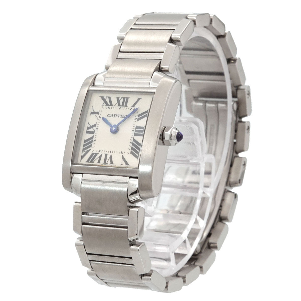 Tank Francaise SM W51008Q3 Quartz Cream Dial Ladies Watch