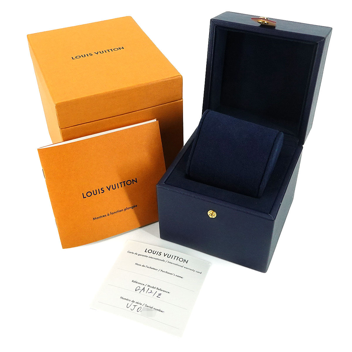 Tambour QA121 Automatic Blue Dial Mens Watch