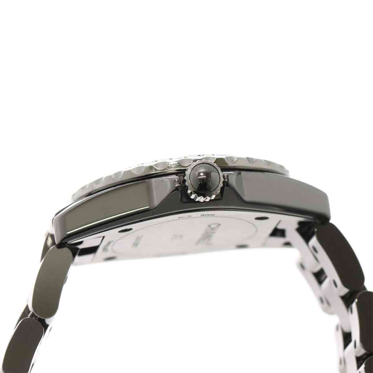 J12 Chromatic H3402 Quartz Gray Dial Ceramic Ladies Watch