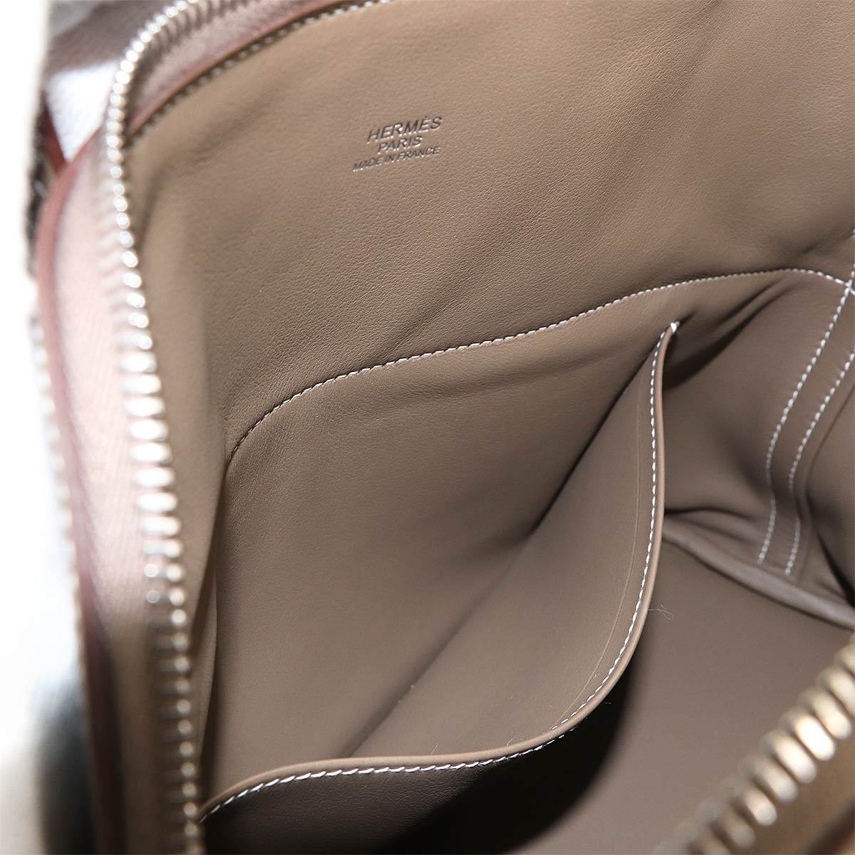 Bolide 31 2way Hand Shoulder Bag Taurillon Clemence Etoupe