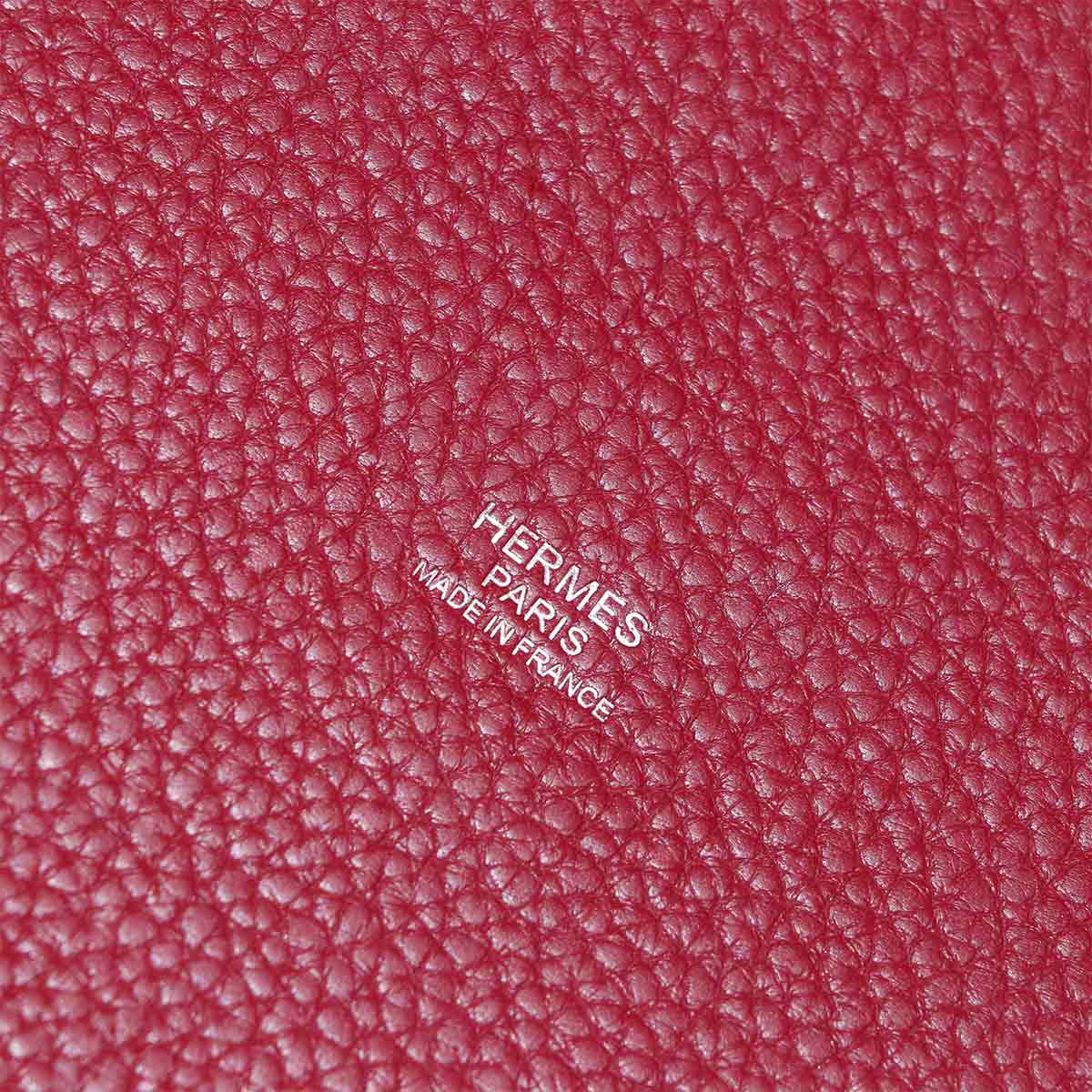 Picotin Lock Touch MM Hand Bag Taurillon Clemence Swift Rouge H