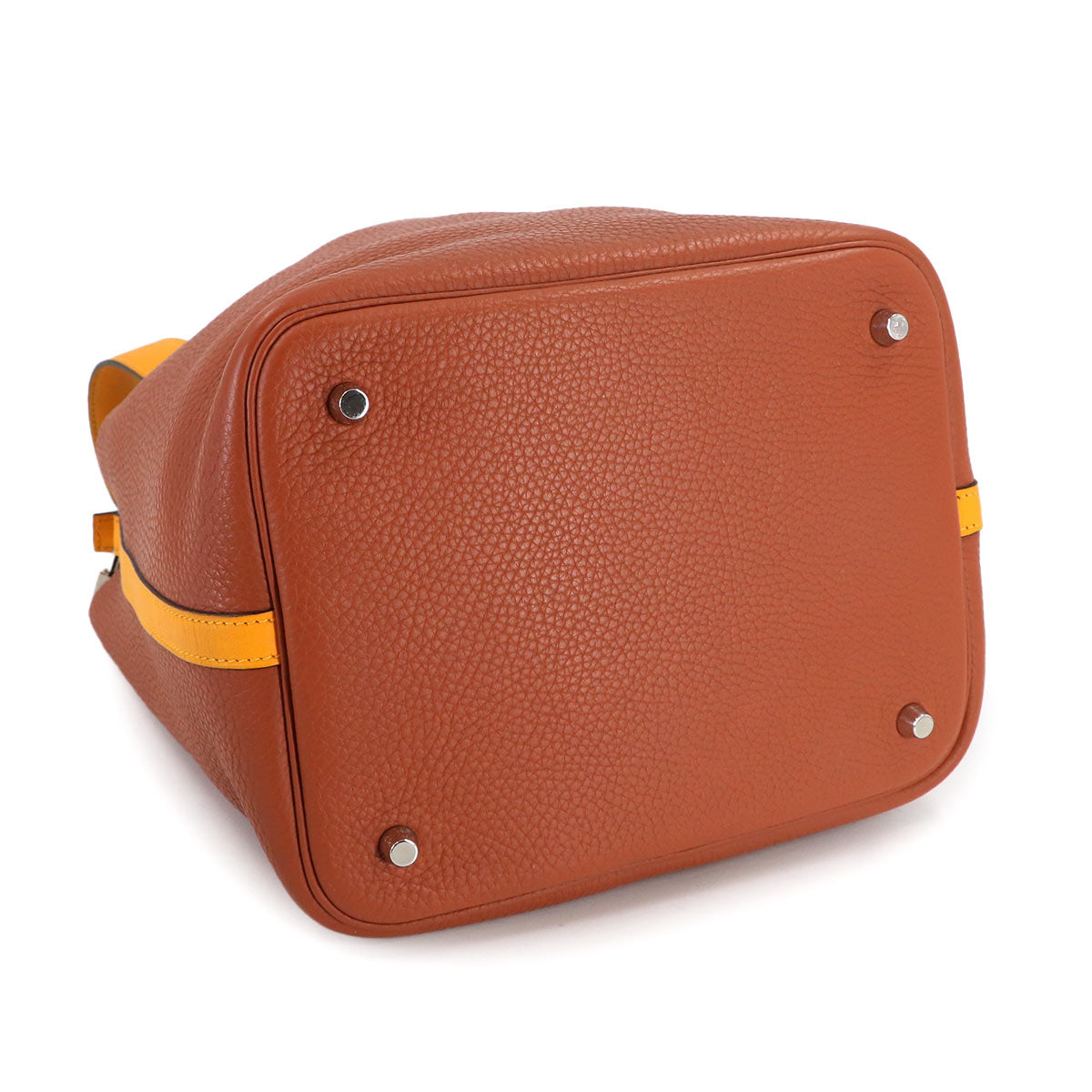 Picotin Lock Touch MM Hand Bag Taurillon Clemence Cuivre