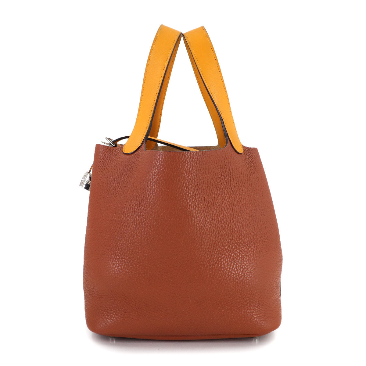 Picotin Lock Touch MM Hand Bag Taurillon Clemence Cuivre