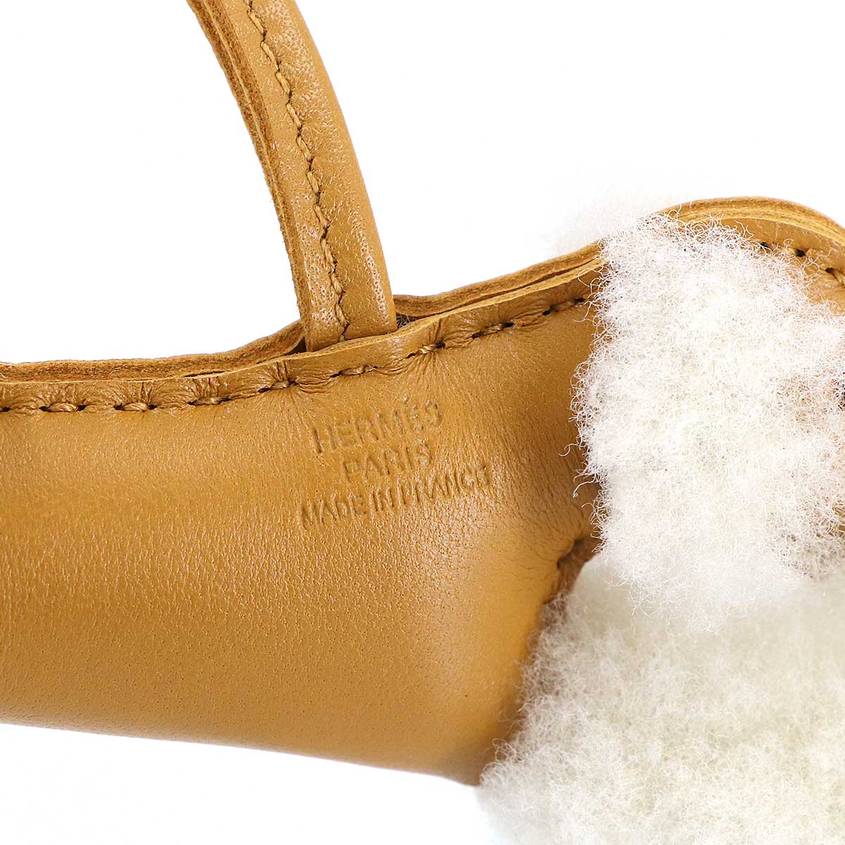 Budy Dog Bag Charm Agneau Milo Mouton Sesame