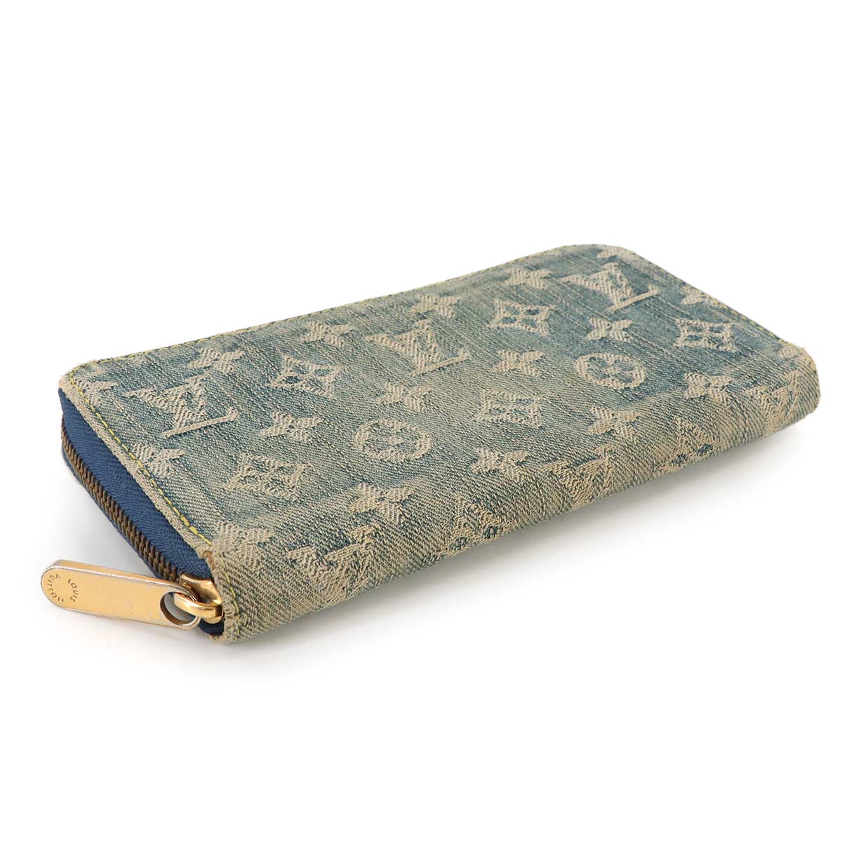 Monogram Denim Zippy Wallet Blue M95341