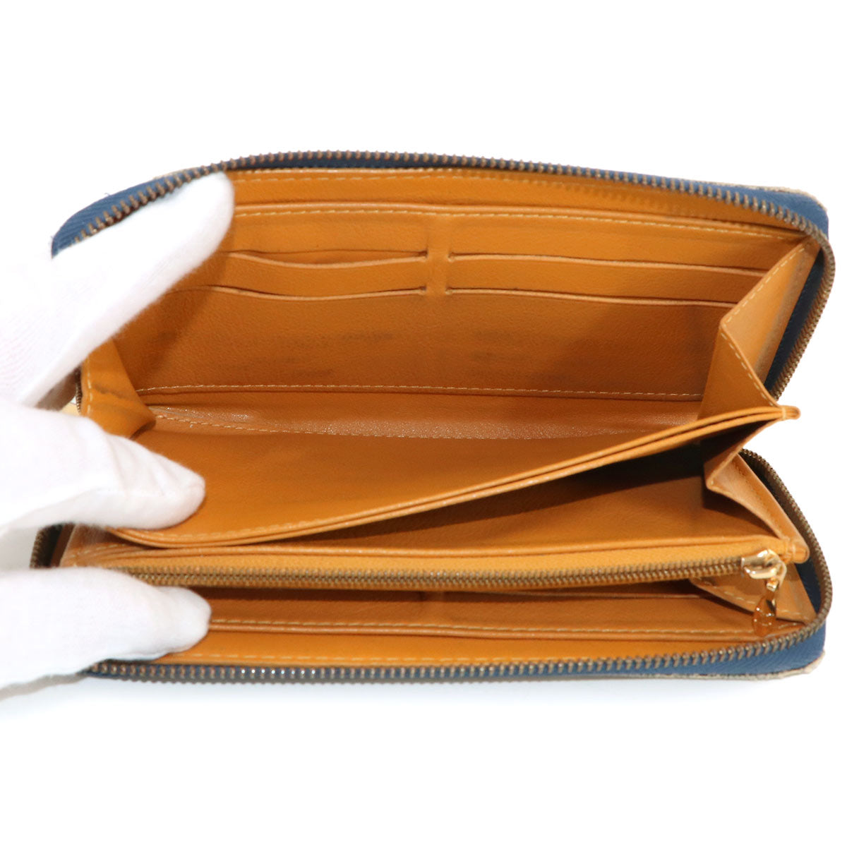 Monogram Denim Zippy Wallet Blue M95341