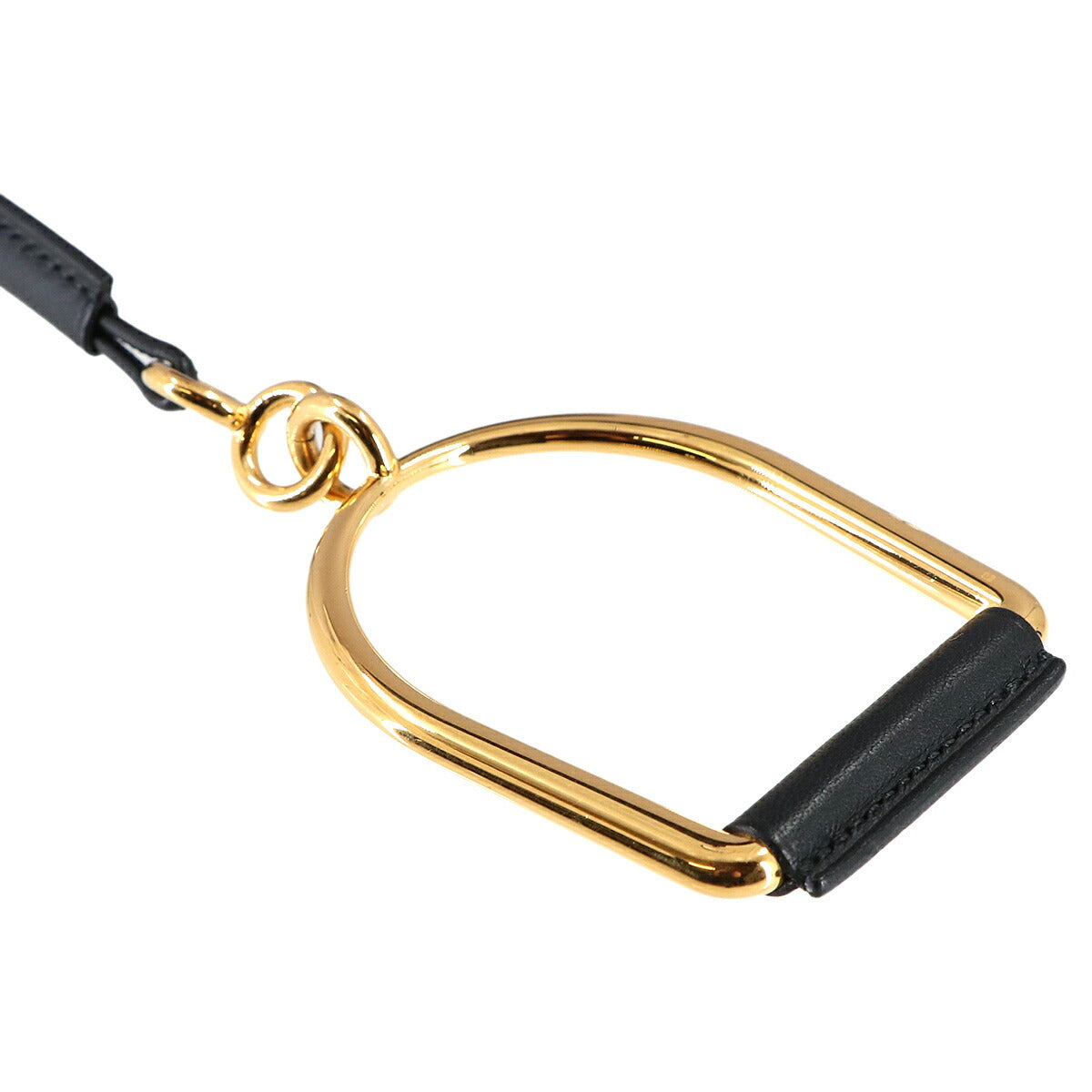 Heritage Equestre GM Necklace Pendant Gold Black Accessory