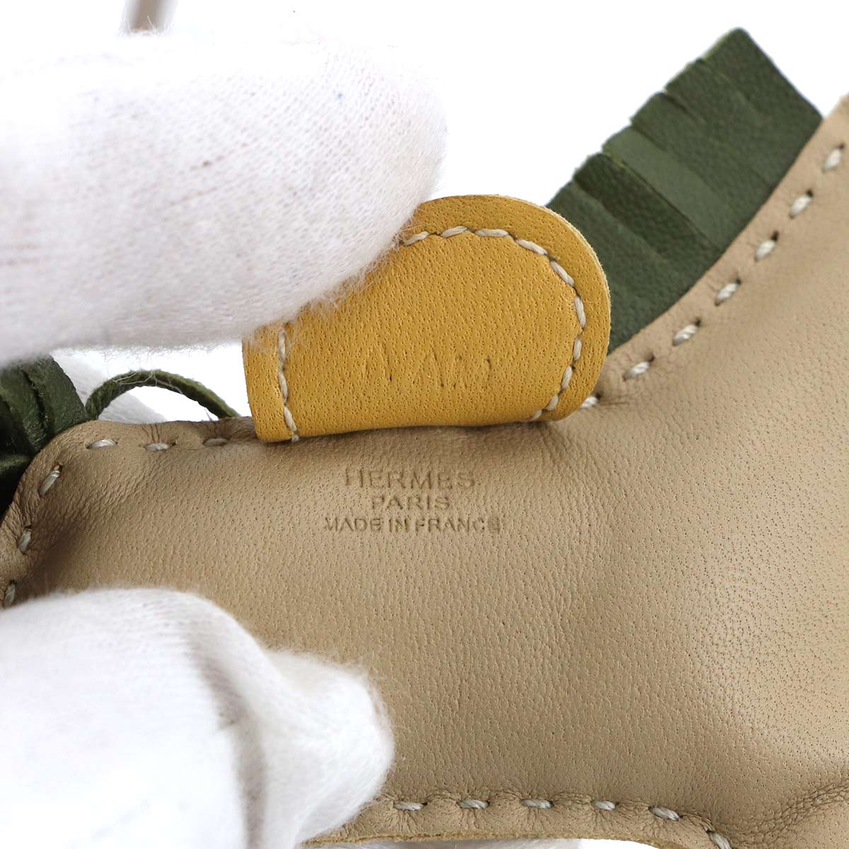 Rodeo PM Bag Charm Agneau Milo Trench Canopee Curry