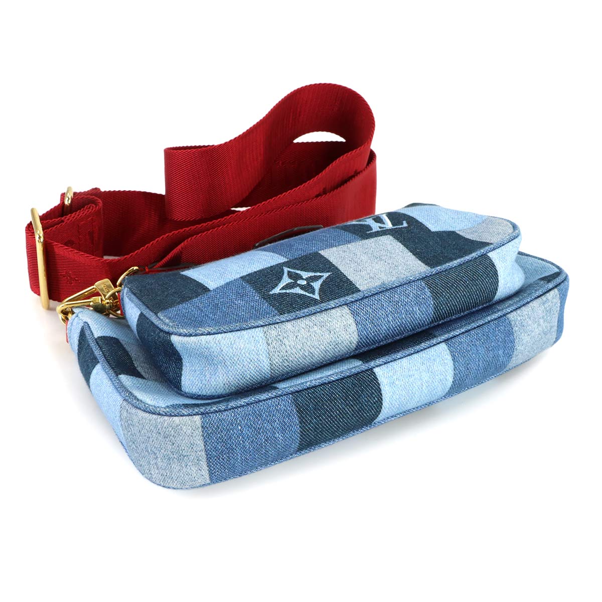 Denim Monogram Multi Pochette Accessoires Shoulder M44990