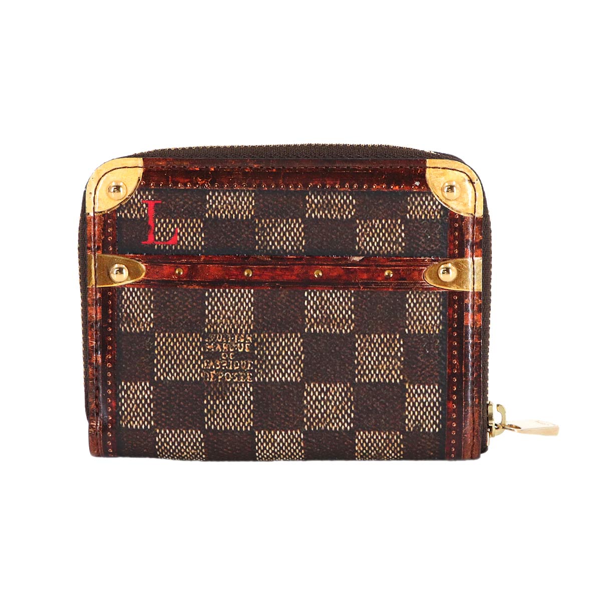 Damier Ebene Time Trunk Zippy Coin Purse M52745
