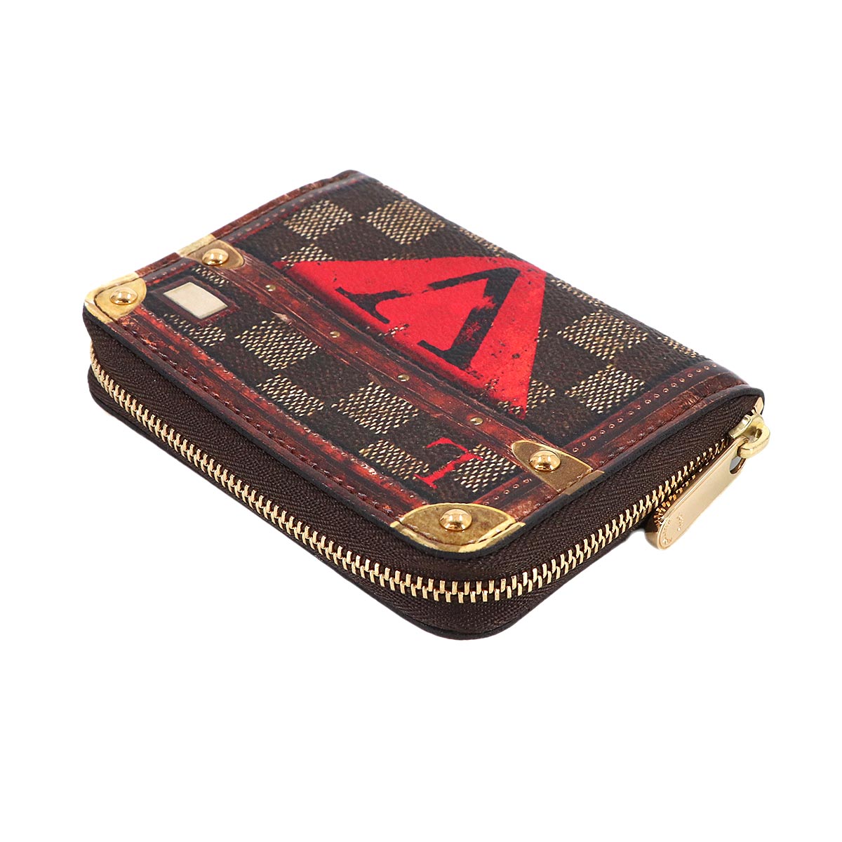 Damier Ebene Time Trunk Zippy Coin Purse M52745