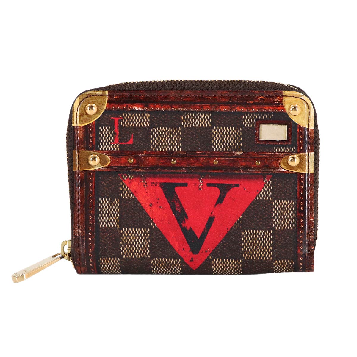 Damier Ebene Time Trunk Zippy Coin Purse M52745