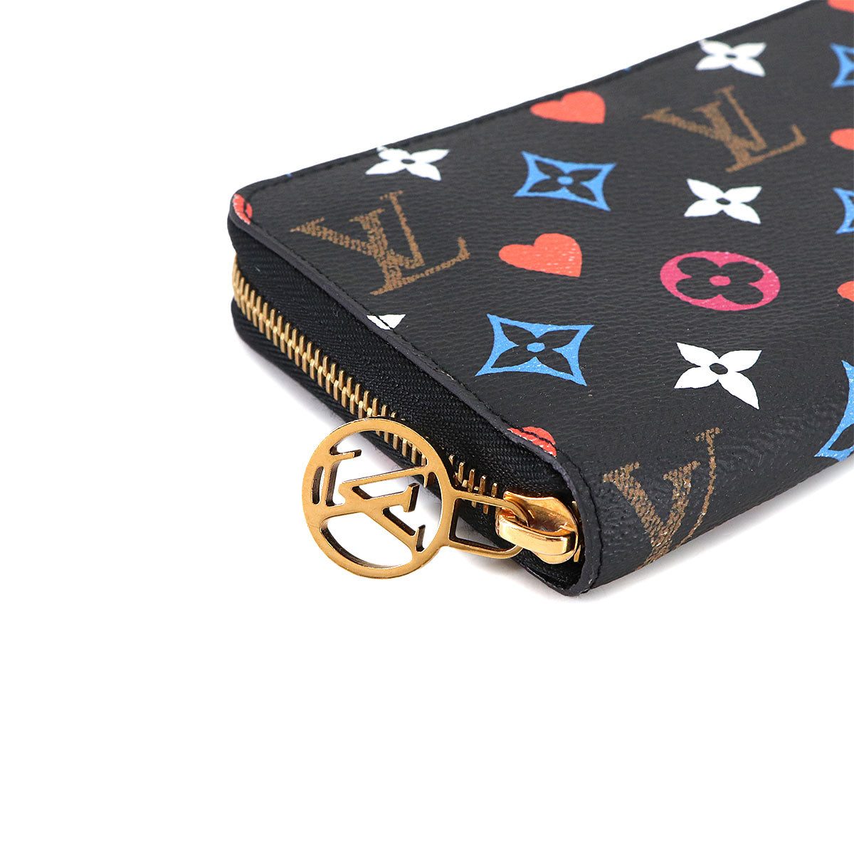 Game On Monogram Zippy Wallet Leather Noir M80323