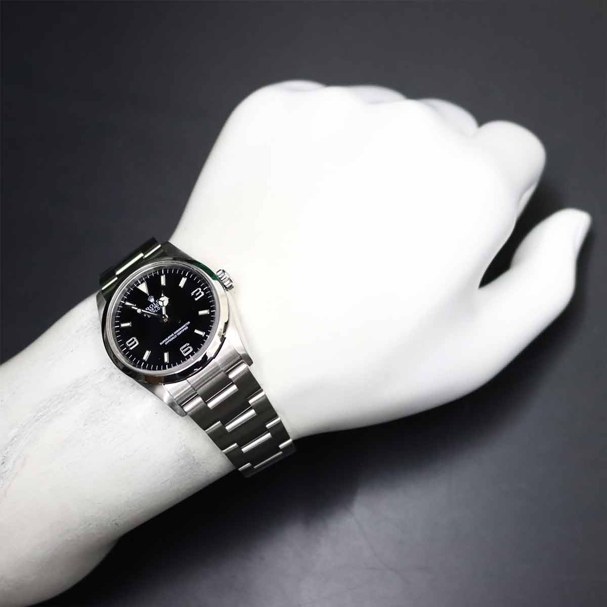 Explorer 1 114270 Serial Y Automatic Black Dial Mens Watch