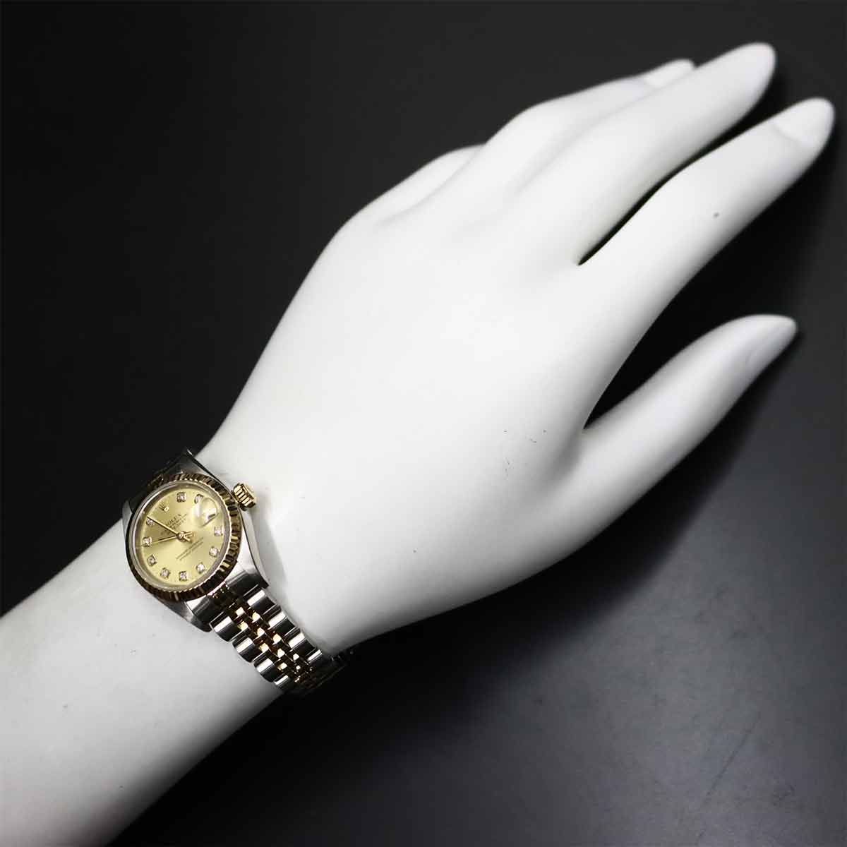 Datejust Two Tones 79173G Serial P 10P Diamond 750 YG