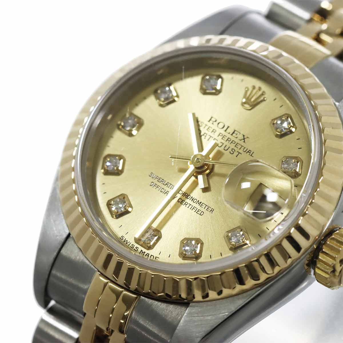 Datejust Two Tones 79173G Serial P 10P Diamond 750 YG