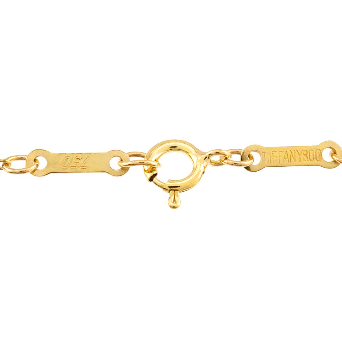 Open Heart Necklace 18K Yellow Gold 750