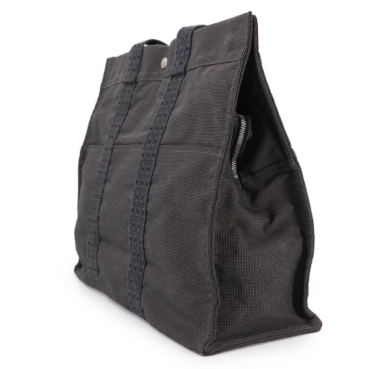 Herline Tote GM Bag Canvas Gray Purse