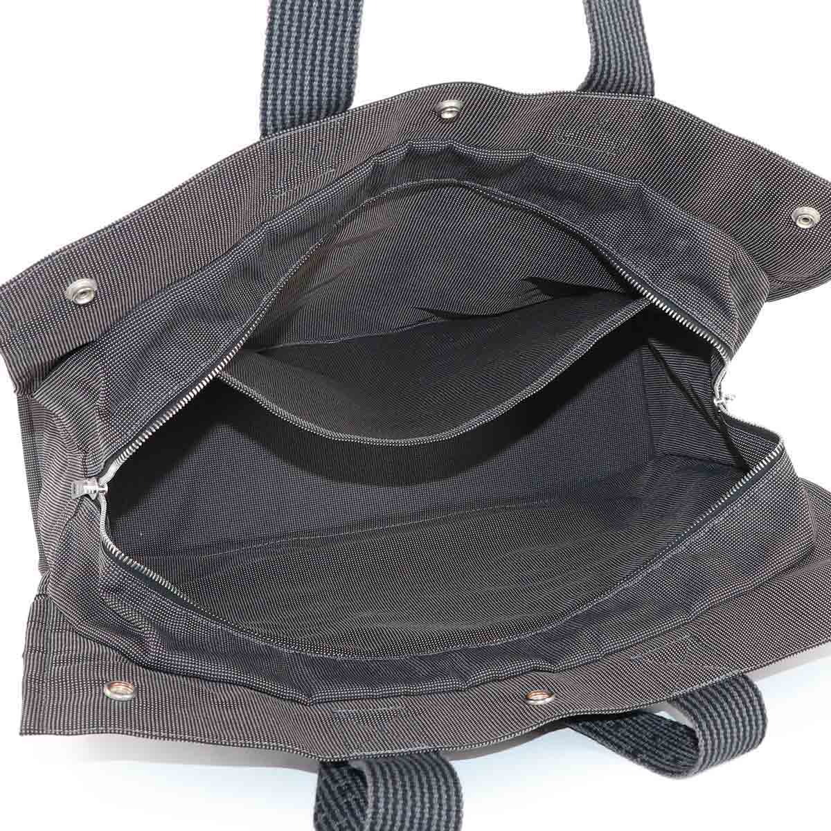 Herline Tote GM Bag Canvas Gray Purse