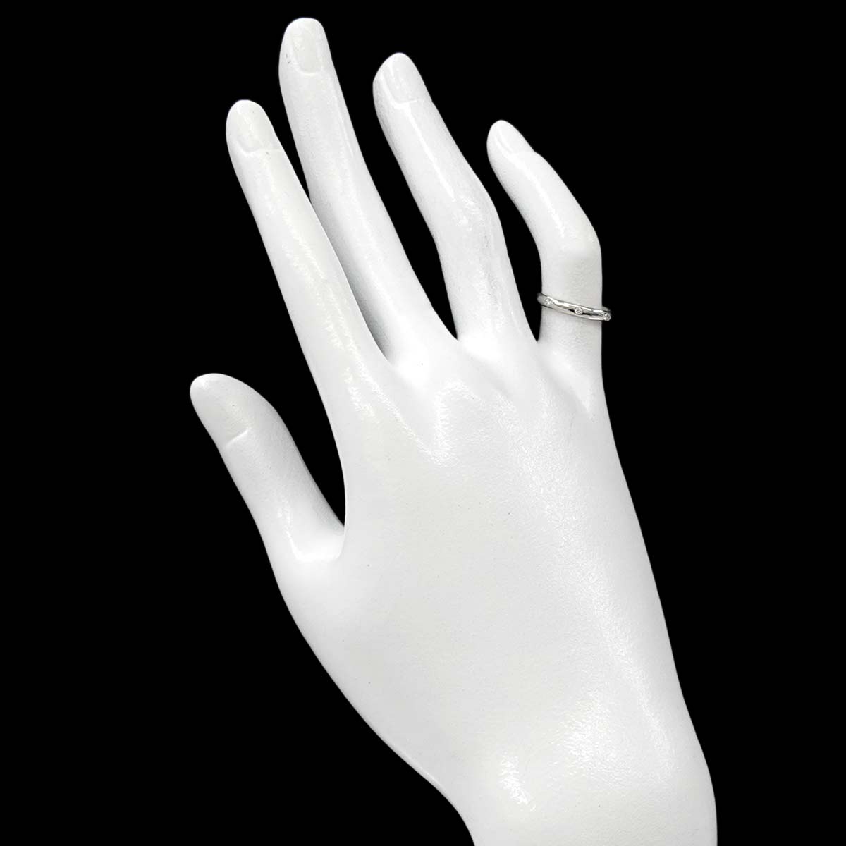 1895 Classic Diamond 3P Ring Pt Platinum size47 4(US)