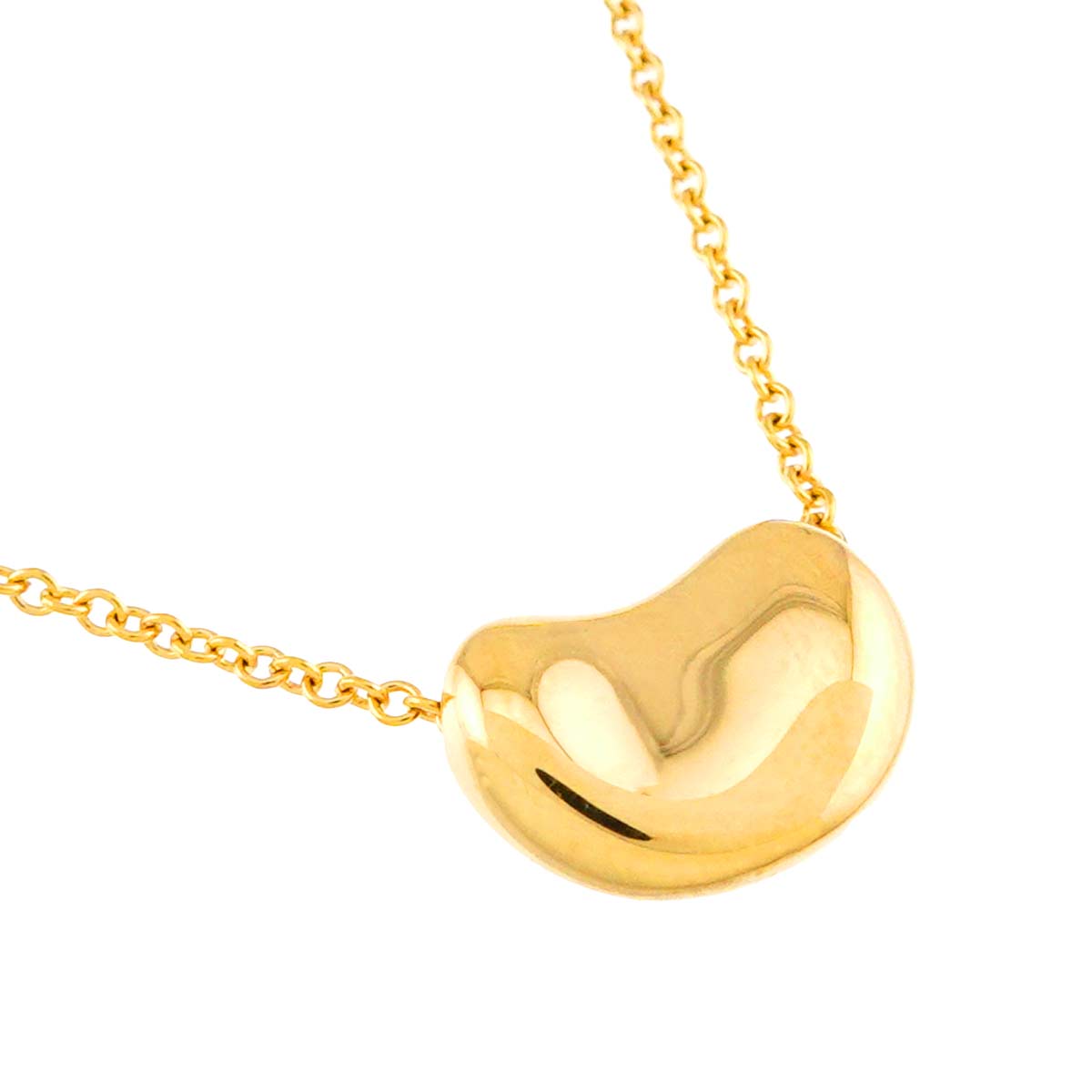 Bean Necklace 18K Yellow Gold 750